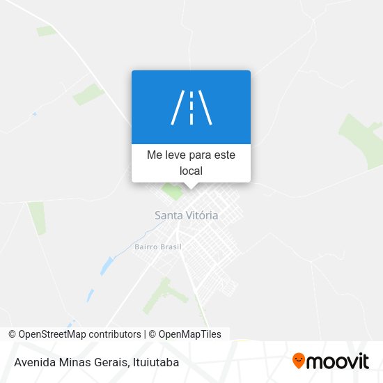 Avenida Minas Gerais mapa