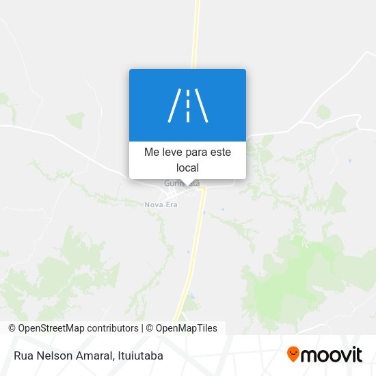 Rua Nelson Amaral mapa