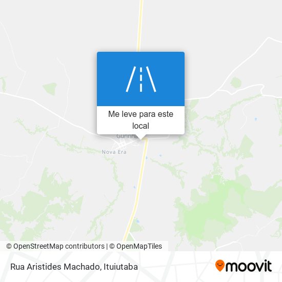 Rua Aristides Machado mapa