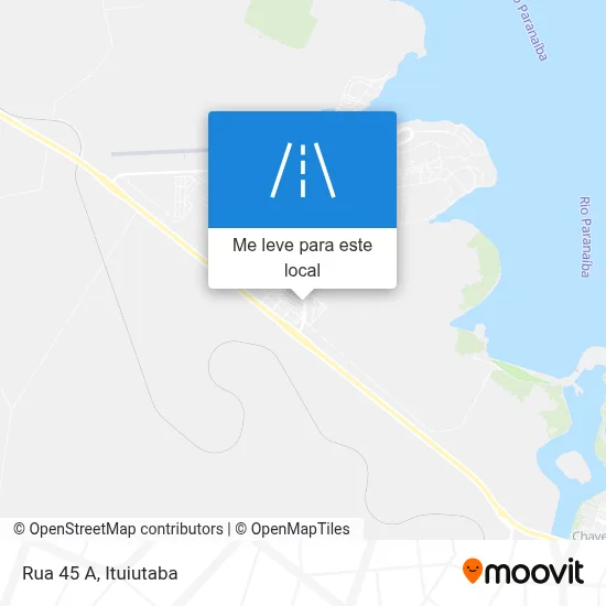 Rua 45 A mapa