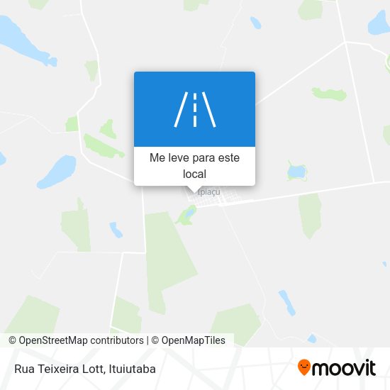Rua Teixeira Lott mapa