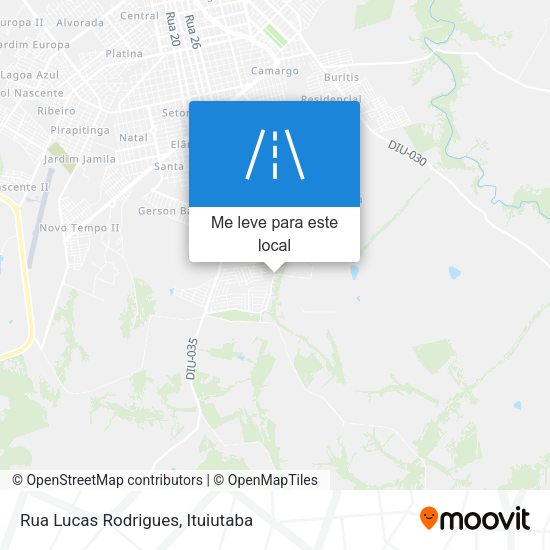 Rua Lucas Rodrigues mapa
