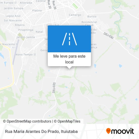Rua Maria Arantes Do Prado mapa