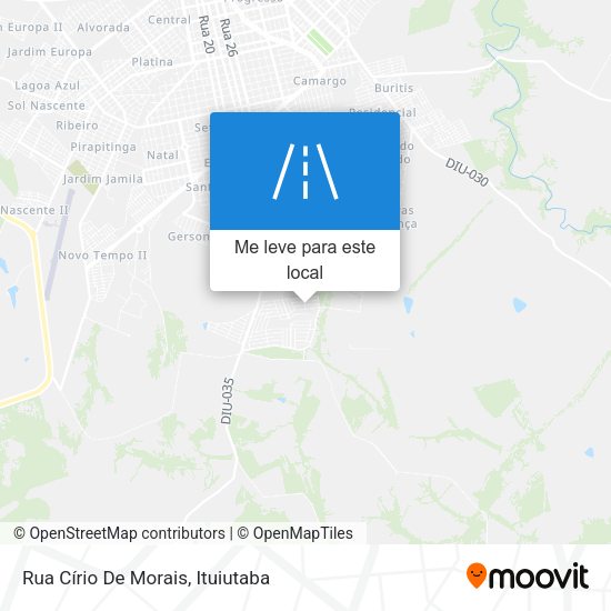 Rua Círio De Morais mapa