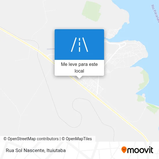 Rua Sol Nascente mapa