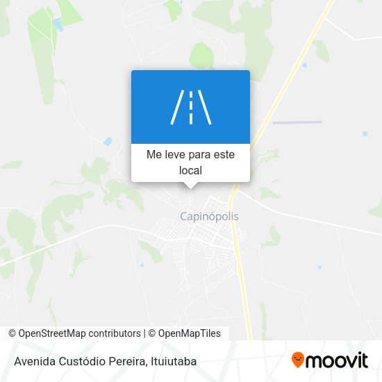 Avenida Custódio Pereira mapa