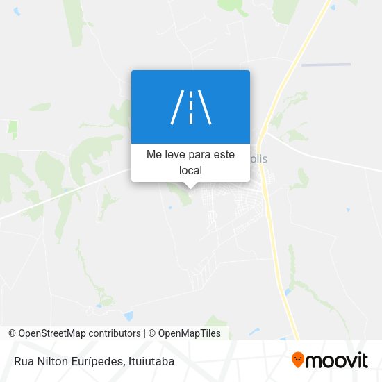 Rua Nilton Eurípedes mapa