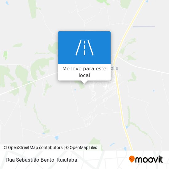 Rua Sebastião Bento mapa