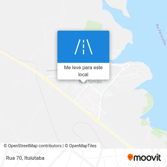 Rua 70 mapa