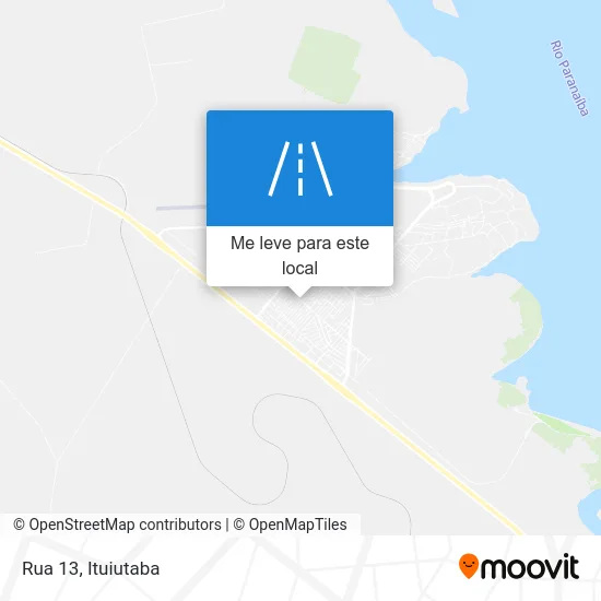 Rua 13 mapa