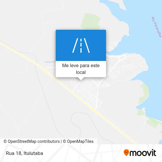 Rua 18 mapa