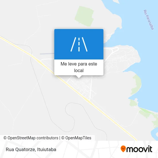 Rua Quatorze mapa