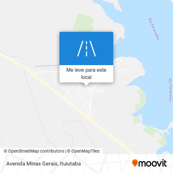 Avenida Minas Gerais mapa