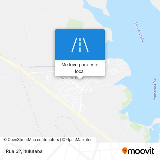 Rua 62 mapa