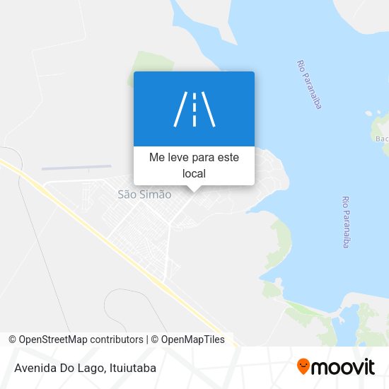 Avenida Do Lago mapa