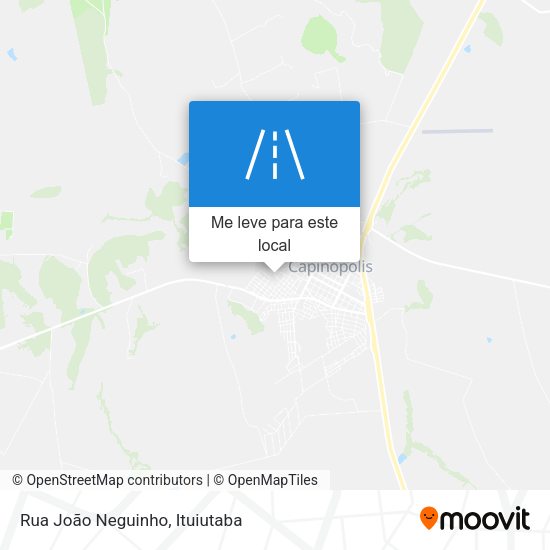 Rua João Neguinho mapa