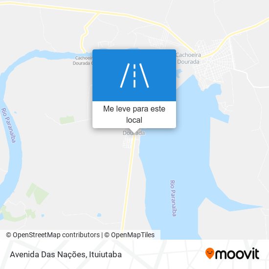 Avenida Das Nações mapa