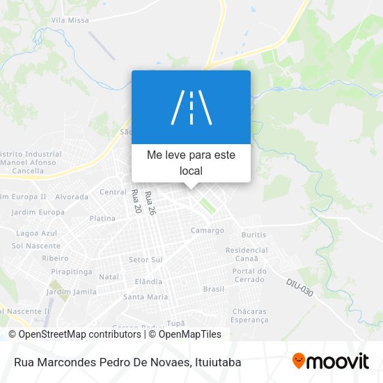Rua Marcondes Pedro De Novaes mapa