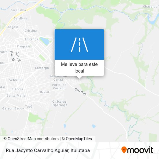 Rua Jacynto Carvalho Aguiar mapa