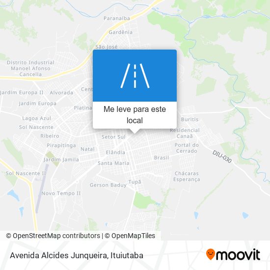 Avenida Alcides Junqueira mapa