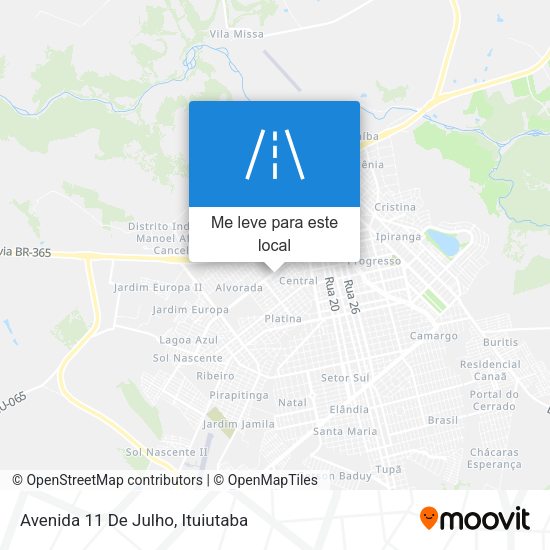 Avenida 11 De Julho mapa