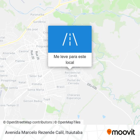 Avenida Marcelo Rezende Calil mapa