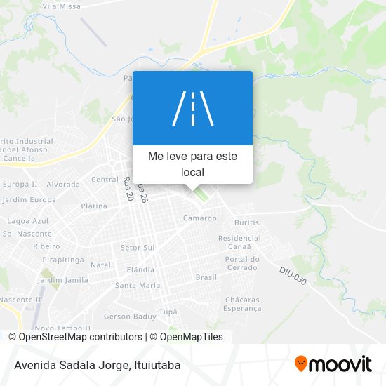 Avenida Sadala Jorge mapa