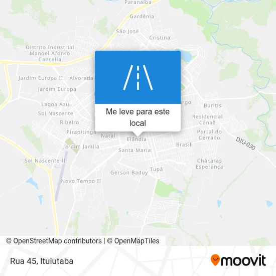 Rua 45 mapa