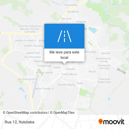 Rua 12 mapa