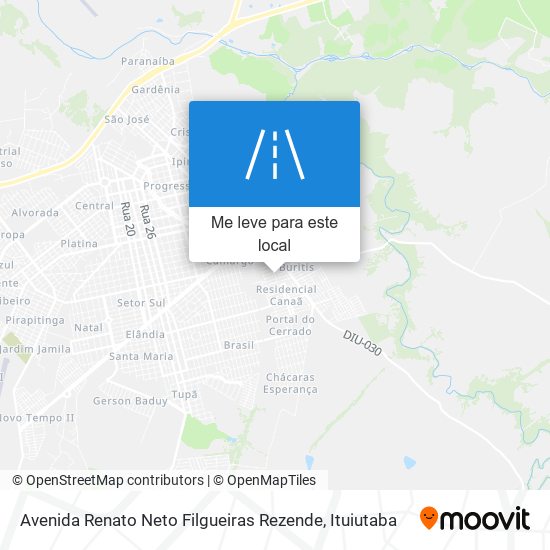 Avenida Renato Neto Filgueiras Rezende mapa