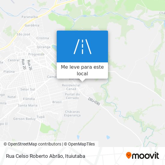 Rua Celso Roberto Abrão mapa