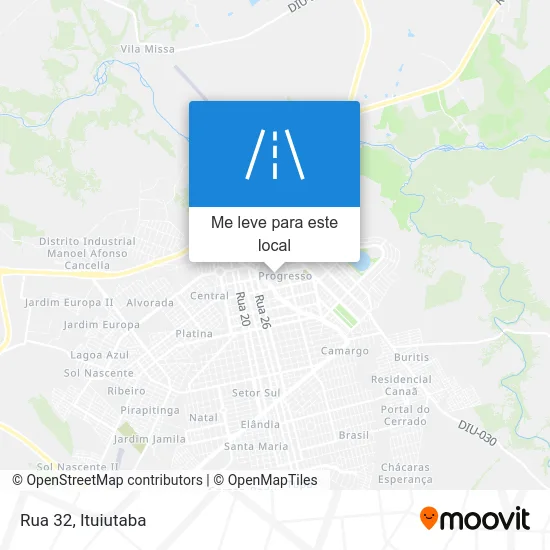 Rua 32 mapa