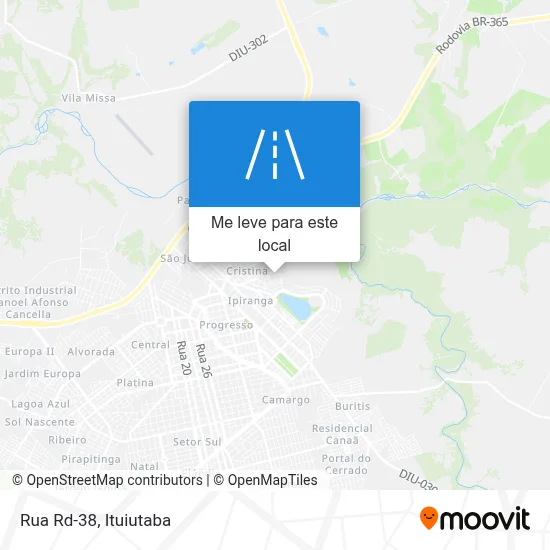 Rua Rd-38 mapa