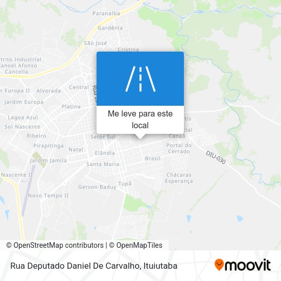 Rua Deputado Daniel De Carvalho mapa