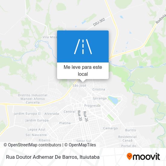 Rua Doutor Adhemar De Barros mapa