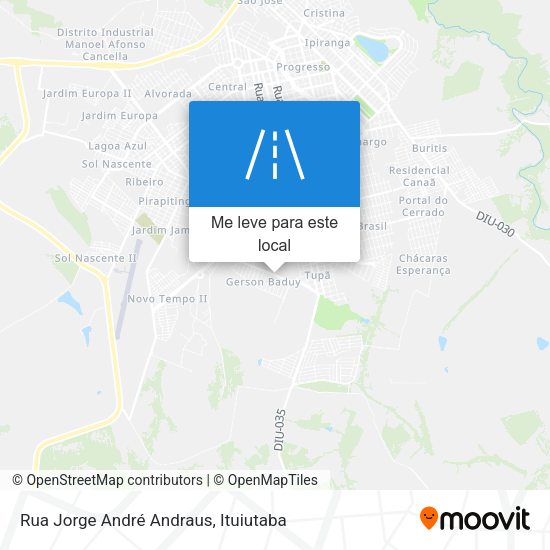 Rua Jorge André Andraus mapa