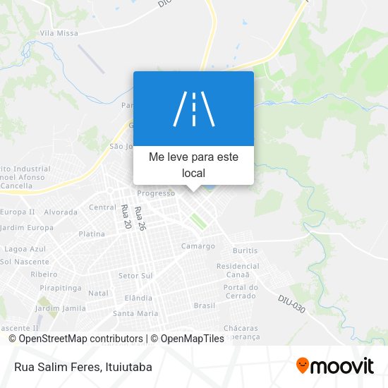 Rua Salim Feres mapa