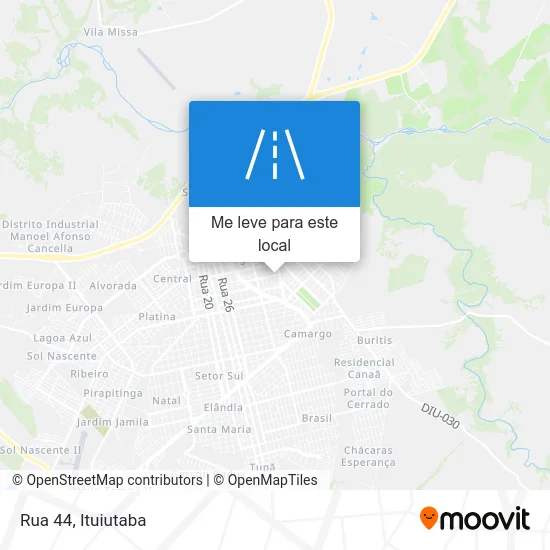 Rua 44 mapa