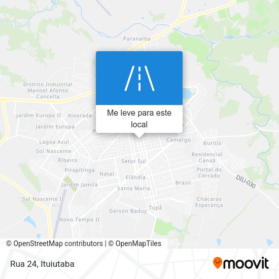 Rua 24 mapa