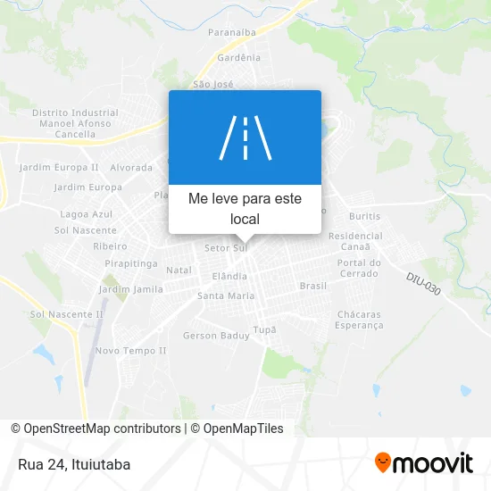 Rua 24 mapa