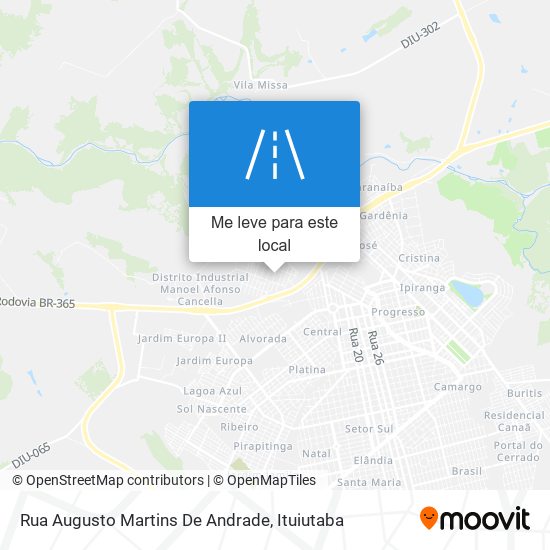 Rua Augusto Martins De Andrade mapa
