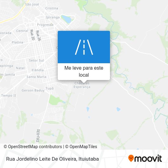 Rua Jordelino Leite De Oliveira mapa