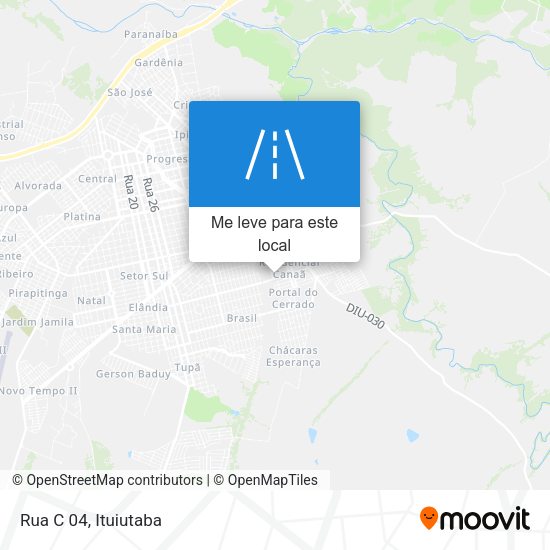 Rua C 04 mapa