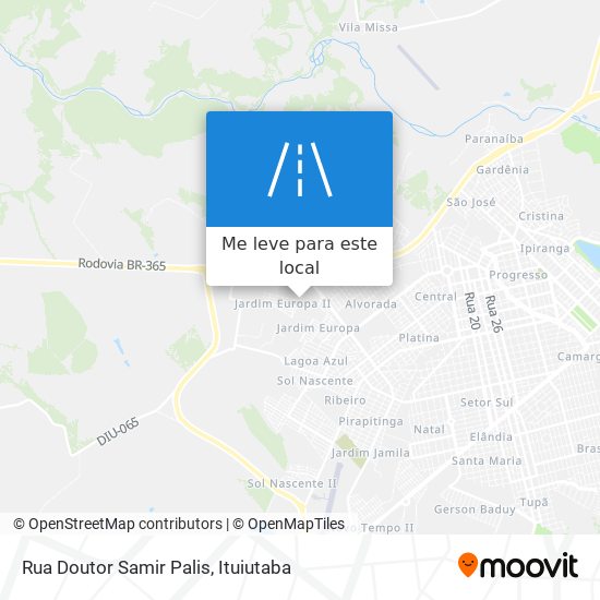 Rua Doutor Samir Palis mapa