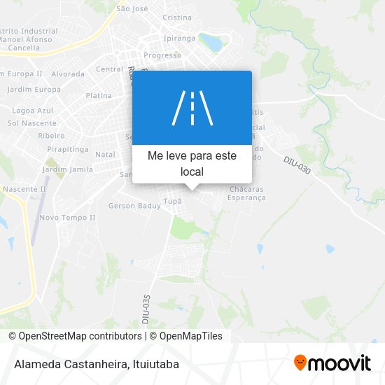 Alameda Castanheira mapa