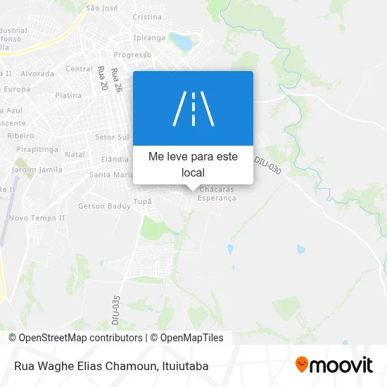 Rua Waghe Elias Chamoun mapa