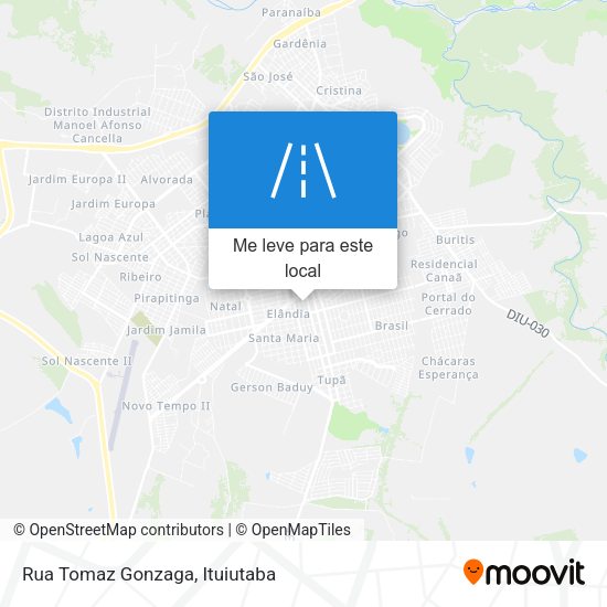 Rua Tomaz Gonzaga mapa