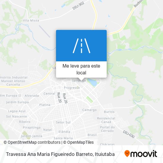 Travessa Ana Maria Figueiredo Barreto mapa