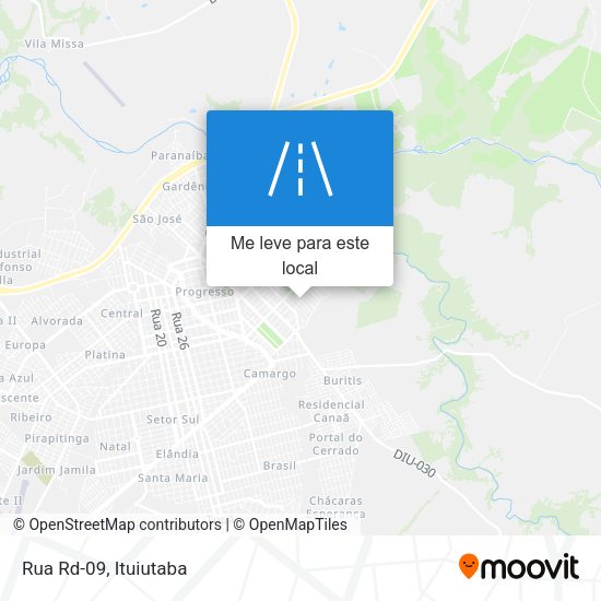 Rua Rd-09 mapa