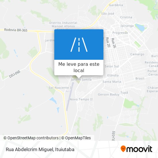 Rua Abdelcrim Miguel mapa